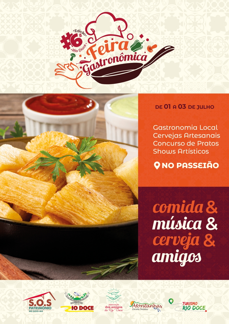 Vem aí a 6ª edição da Feira Gastronômica de Rio Doce